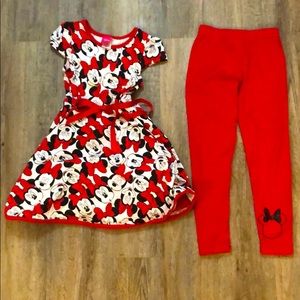 Disney Dress and Pant set